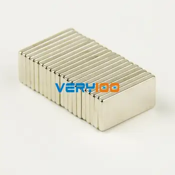 

Lots 50 x Super Strong Block Cuboid Magnets Rare Earth Neodymium 20 x 10 x 2 mm N35