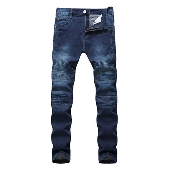 

Gersri Men Jeans 100% Cotton Design Biker Jeans Skinny Strech Casual Jeans For Male High Quality New Arrival Brand Pants