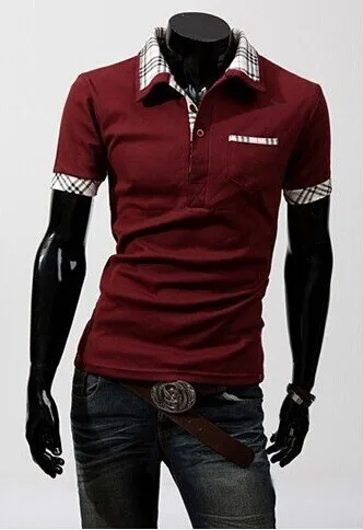 2013 men polo shirt New Shirt For Men cotton short sleeve korean style ...