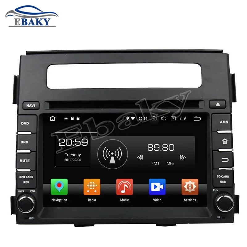 Sale NaviTopia 6.2inch 4GB RAM 64GB ROM Octa Core Android 9.0 Car DVD Player For KIA SOUL 2011-2012/GPS 9