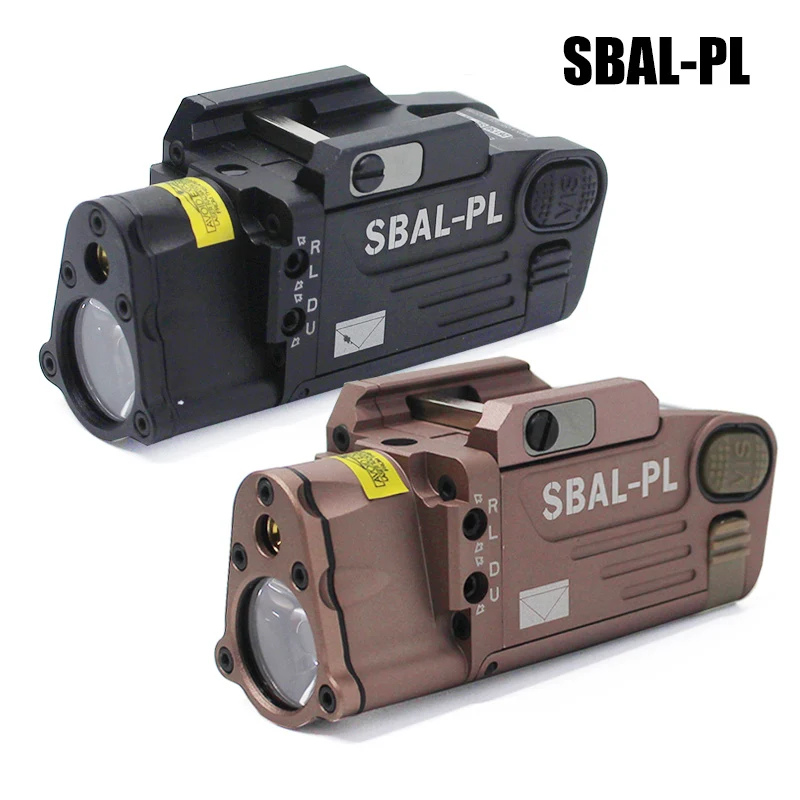 

Weapons Tactical Light SBAL-PL Pistol Light Multi-function light Constant Momentary White LED Light Red Laser Flashlight Switch