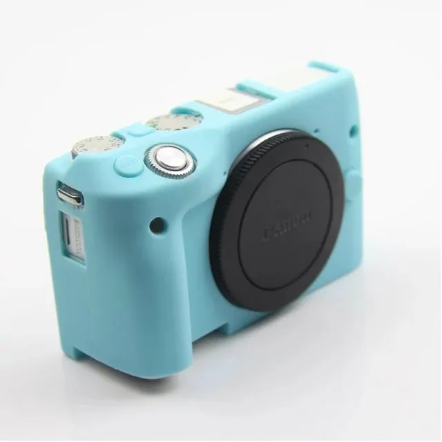Хороший мягкий силиконовый резиновая Камера тела чехол кожи Камера сумка для Canon EOS M3 EOSM3