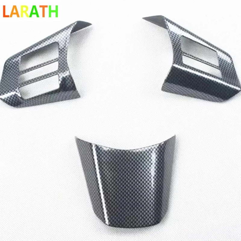 

For Subaru Outback 2015 2016 2017 2018 Steering Wheel Sequins Cover Sticker button cover trim Auto Accessories 3Pcs