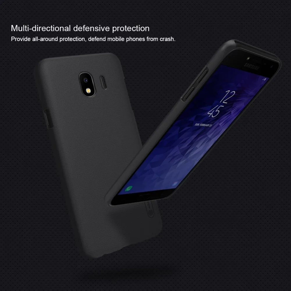 Samsung Galaxy J4 case plastic cover 5.5 Nillkin frosted case for Samsung Galaxy J4 coque funda capa on phone bags J400F (7)