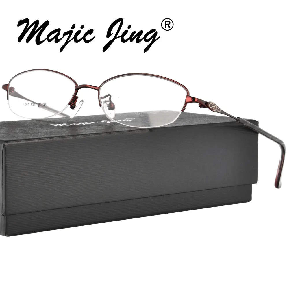 

Magic Jing Metal prescription spectacles myopia eyewear eyeglasses for men women optical frames 1992