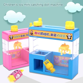 

Catching Doll Machine Home Doll Machine Christmas Gifts Mini Doll Machine Interesting Manual Fashion Plastic Children