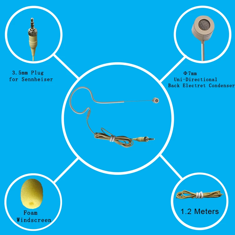 HS-13S4-L4A  12  single ear headset microphone