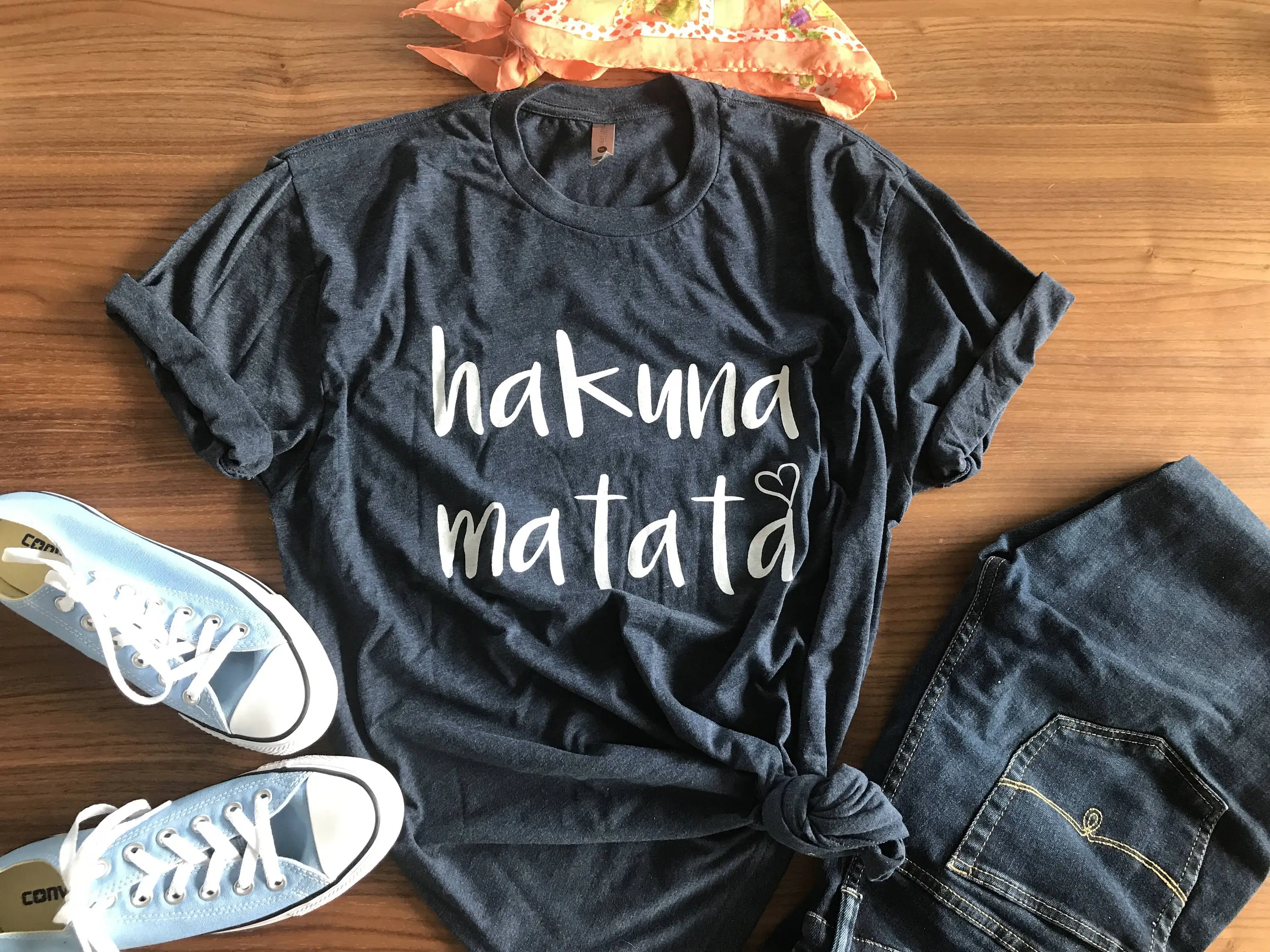 

New Arrival Women Hakuna Matata T-shirt Unisex The Lion King Inspired tshirt Girls Workout Tops