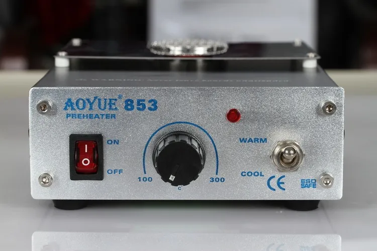 Aoyue 853 ESD Safe компактное термовоздушное подогреватель цифровой дисплей Кнопка
