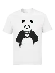 Panda Need Love хип-хоп рок футболки короткий рукав 3D печатных мужские летние костюмы Прямая доставка день Святого Валентина