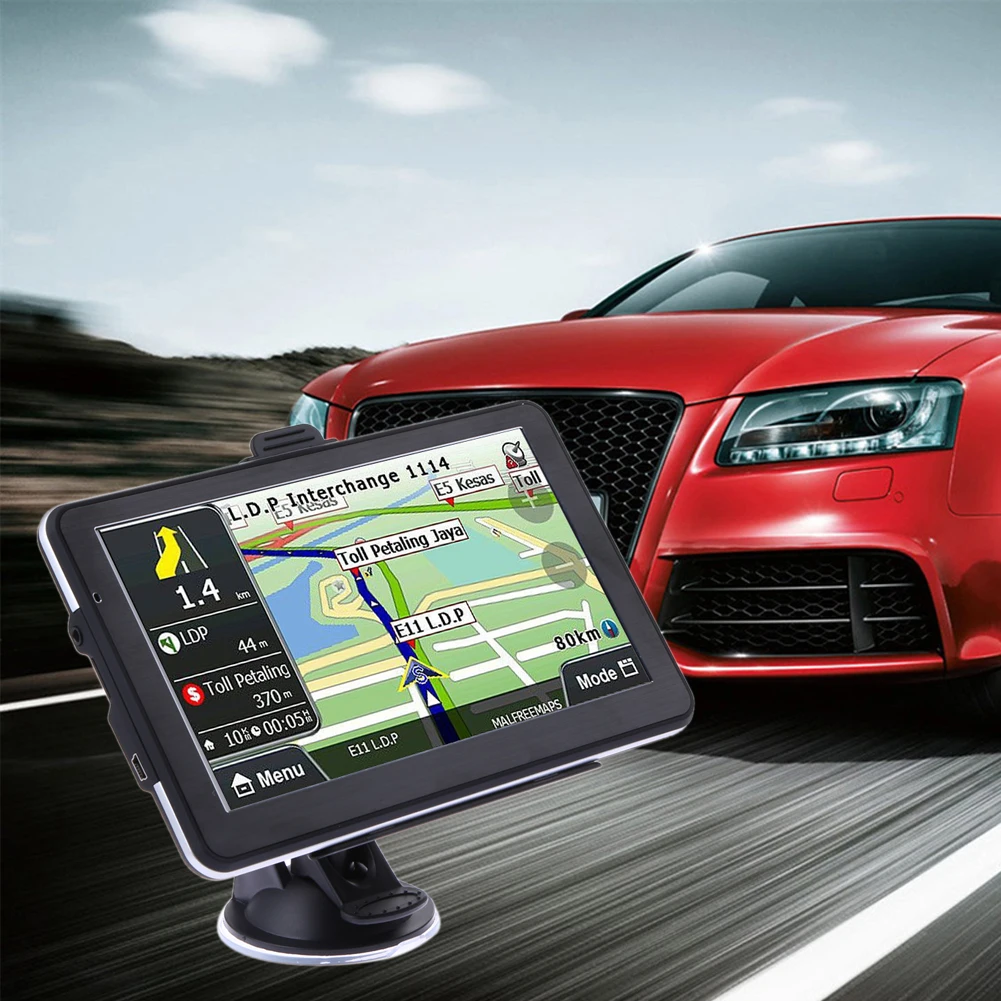  Neue 7 zoll HD Auto LKW GPS Navigator 800 MHZ FM/DDR 8 GB/128 Mt Touchscreen Karten Unterstützung F