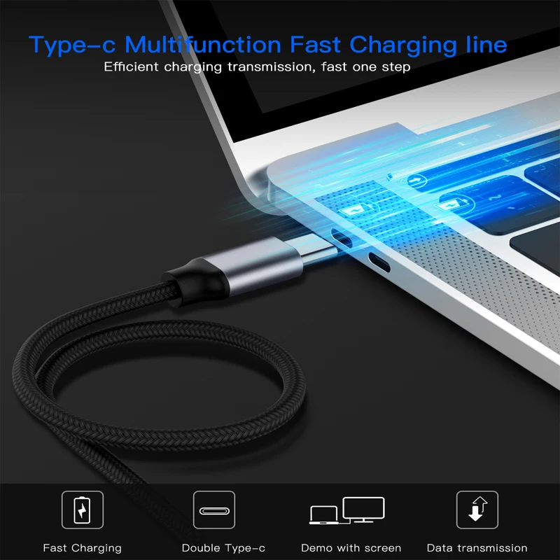 PD type C кабель для быстрой зарядки type C к USB C кабель для Macbook PD шнур для быстрой зарядки данных зарядное устройство для samsung S9 S8 Note 9 8