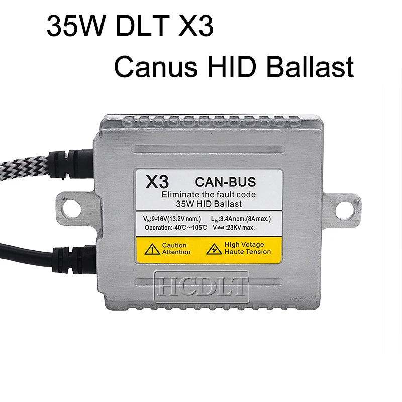 HCDLT AC 35W Xenon Canbus HID Ballast For Car Light Xenon HID Conversion Kit DLT X3 Canbus Error Free Digital Ballast Reactor (3)