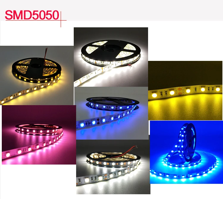 HAMRVL Светодиодные ленты 5050 DC12V 60 s/m 5 м/лот гибкий свет RGB RGBW холодный белый SMD полосы