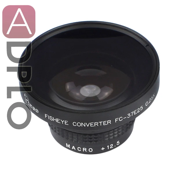 Pixco 37mm 0.25X Super Fisheye Wide Angle Lens Suit For Canon Camera Lens