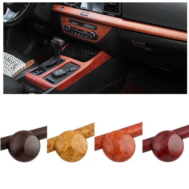 

Vehemo 30*100cm Wood Vinyl Decal Car Stickers PVC Auto Interior Decoration Films Wrap Car-styling