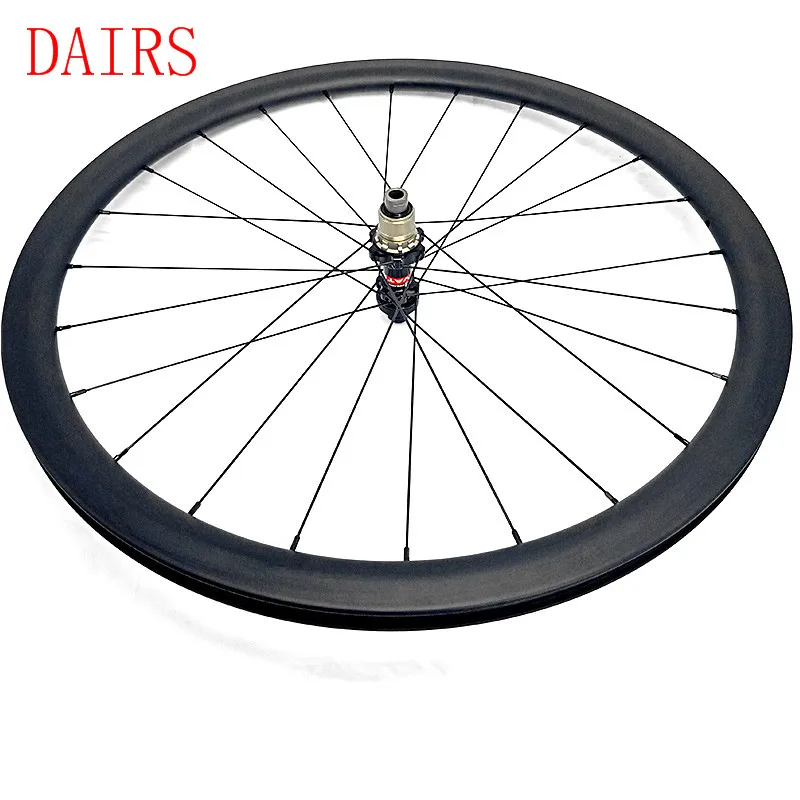 Карбоновые колеса 1520g 700c clincher 44 мм бескамерные NOVATEC 100x12 142x12 центральный замок XD