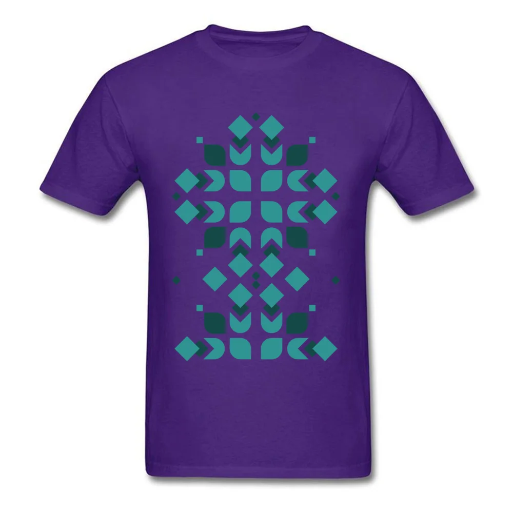 Digital Mandala Pure Cotton Men's Short Sleeve T Shirt Normal Summer/Fall Tshirts Funny Top T-shirts Oversized Round Neck Digital Mandala purple