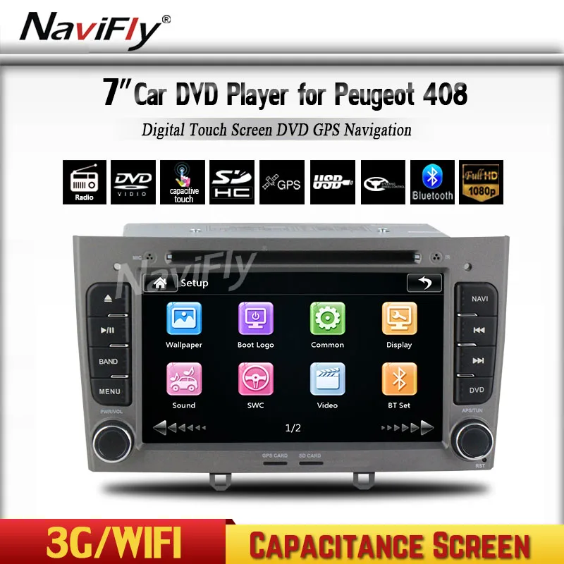 Top Special car GPS navigation for Peugeot 308/408 HD Touch Screen steering wheel control Bluetooth Radio IPOD+Free 8G Card 1 Top Special car GPS navigation for Peugeot 308/408 HD Touch Screen steering wheel control Bluetooth Radio IPOD+Free 8G Card 1