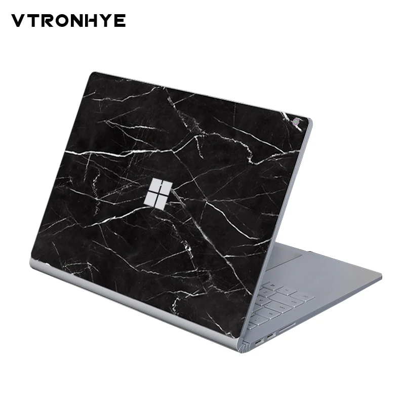 Мраморный узор наклейки для ноутбука для microsoft Surface Book 13,5 дюймов Задняя крышка Анти-пыль ПВХ наклейки для поверхности чехол-книжка кожа