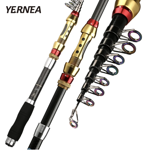 Yernea Carbon Short Sea Fishing Rod  Carbon Light Telescopic Fishing Rod -  99% - Aliexpress