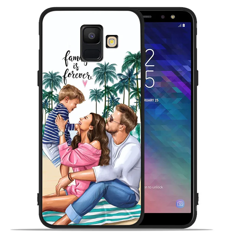 Роскошные для малыша и мамы; queen Woman king для samsung Galaxy A9 A8 A7 A6 A5 A3 J3 J4 J5 J6 J8 плюс чехол для телефона чехол Coque Etui - Цвет: H1416