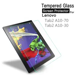 Закаленное Стекло для Lenovo Tab 2 A10-70 a10-70l A10-30F A10-30 X30F A7600 10,1 Tablet Экран протектор Защитная пленка