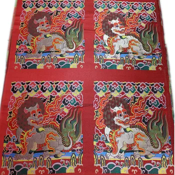 

CF230 Chinese Dragon Silk Jacquard Satin Dress Fabric For Chinese Style Ancient Costume Robe Film Dress Decorative DIY Fabric