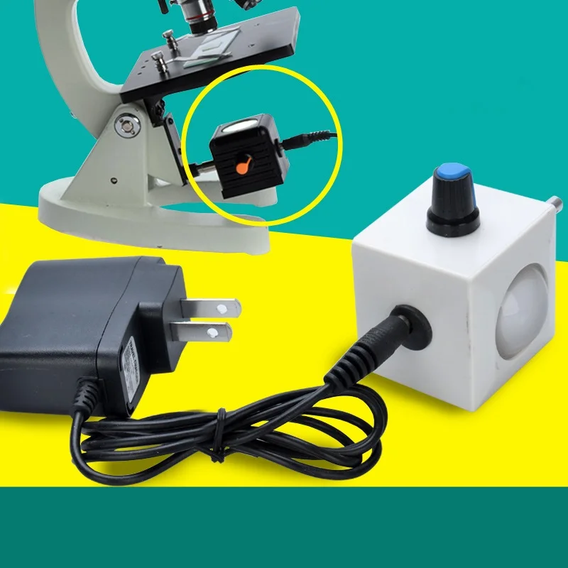 

Bio Microscope Adjustable LED Light Bottom Supplementary Source lamp lighting 110V - 220V with Plug