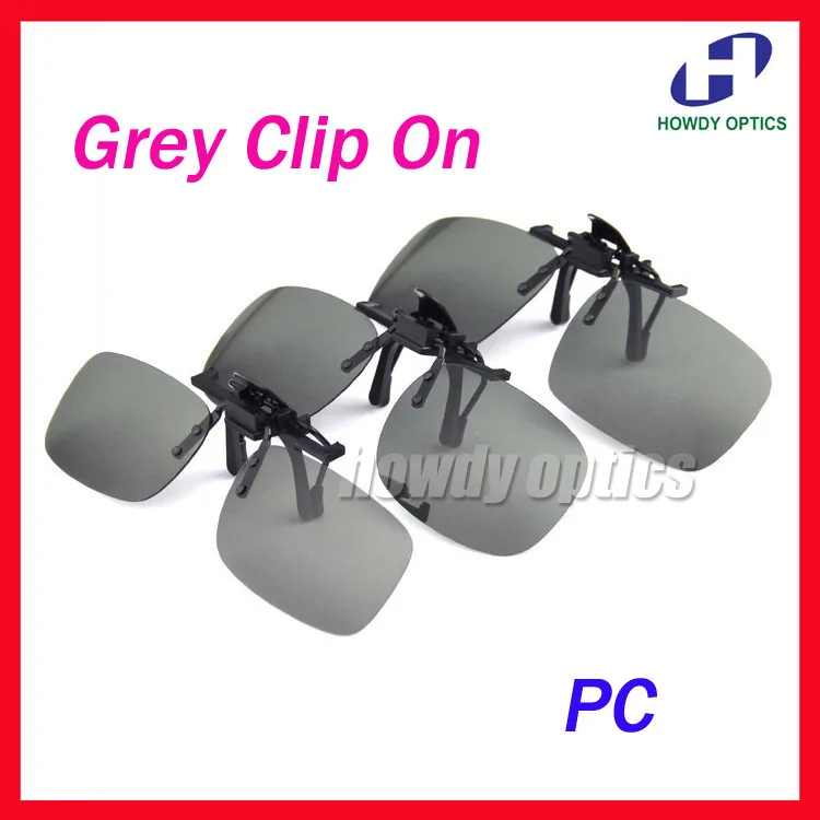 20pcs Wholesale Glasses Eyeglasses Grey Sunglasses Clip On PC Lens