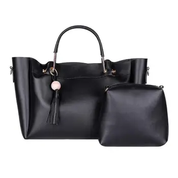 

2pcs/set Women Composite Bag Luxury Leather Purse and Handbags Top-Handle Female Shoulder Bag Large Capacity clutch sac main