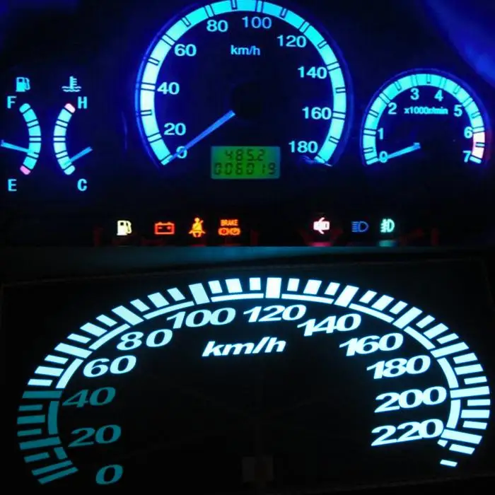 10 шт. Клин 5050 SMD Автомобильный датчик светодиода индикаторы кластера 147 152 Спидометр лампы M8617