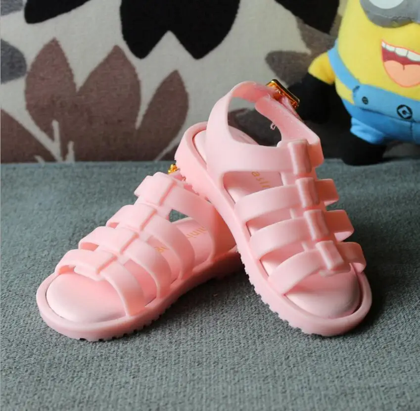Для девочек детские сандалии(для мальчика), Римские сандалии Детский ПВХ обувь детские сандалии на резиновой подошве Размеры US6-11