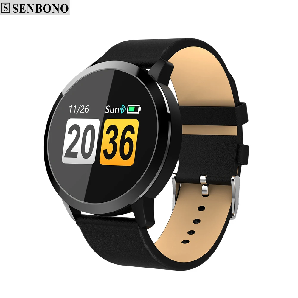 Фитнес трекер Для женщин Смарт часы мужчин Q8 Smartwatch Водонепроницаемый браслет