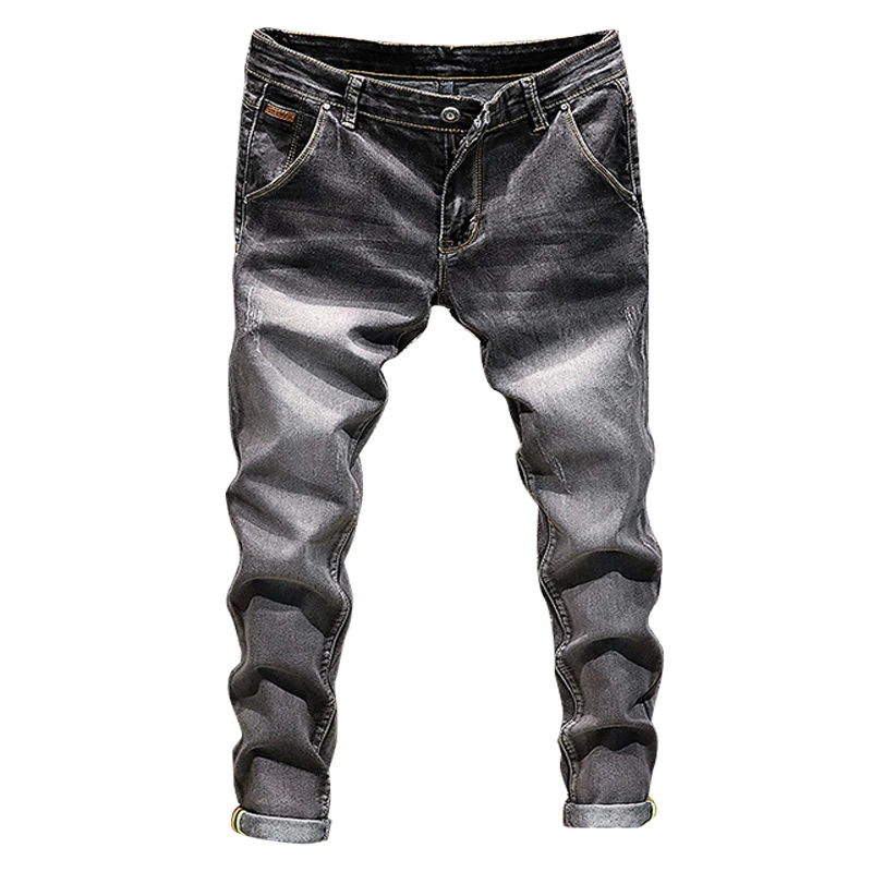 

2019sell well Boutique Stretch Casual Mens Jeans/Skinny Jeans Men Straight Mens Denim Jeans /Male Stretch Trouser Fashion Pants