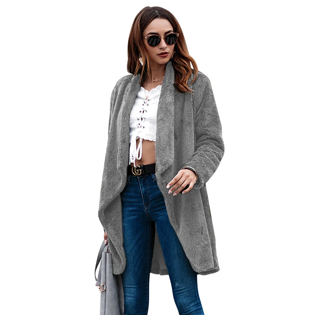 

Sweater Women Cardigan Female Warm Cotton Sweater Femme Pockets Long Kimono Cardigan Fashion Long Coat Women Camel Coat