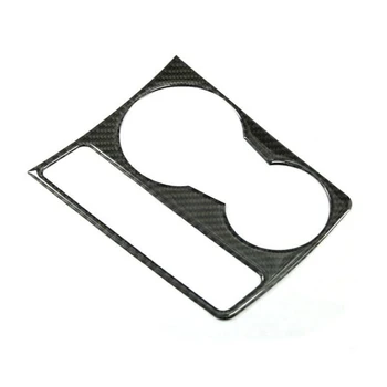 

YAQUICKA Car Interior Water Cup Holder Panel Frame Cover Trim Sticker Carbon Fiber For Audi A4L A5 2009-2015 Car-covers