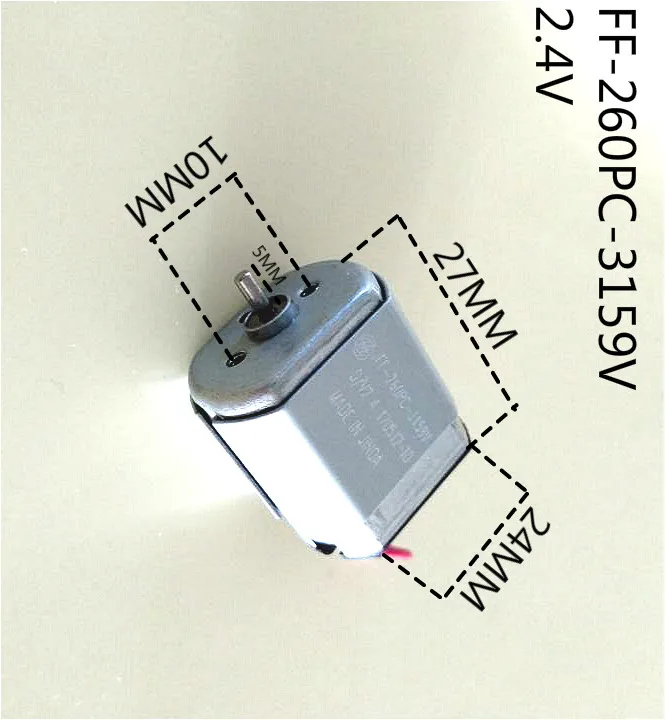 

Free shipping New FS373 FS372 Motor FF260PC-3159V 2.4V