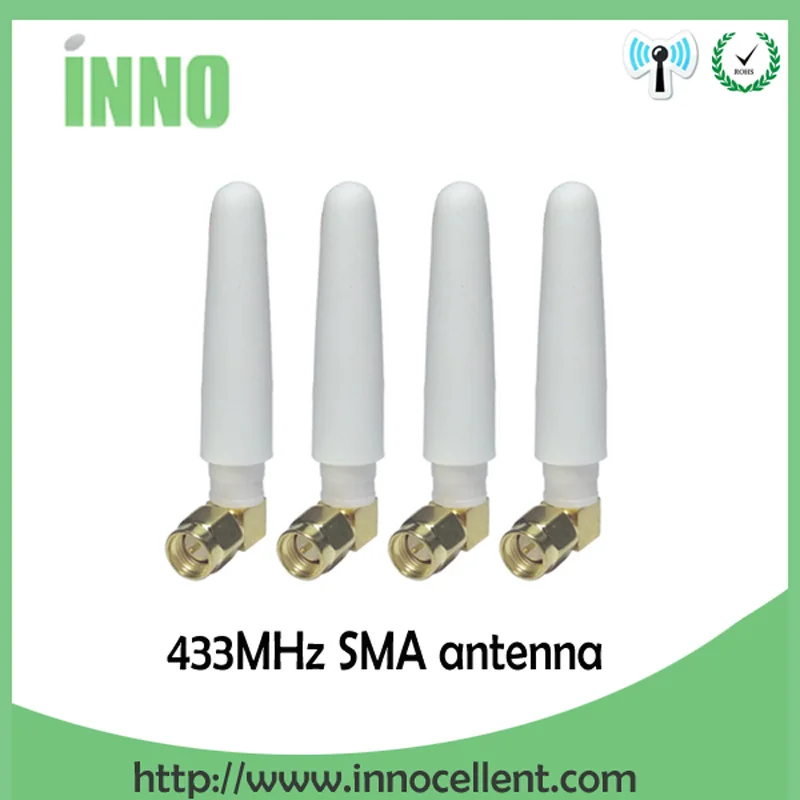 

10pcs 433MHz Antenna 2.5dBi SMA Male Connector 433 mhz Small SizeAntena Directiona White Wireless Communication Lorawan Receiver