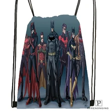 Пользовательские Человек-паук супер герои Marvel походная сумка на шнурке милый рюкзак для детей(черная спинка) 31x40 см#180531-01-50