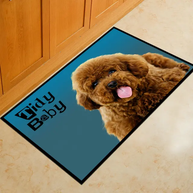 Buy Lovely 3D Animal Printed Dog Carpets Kitchen