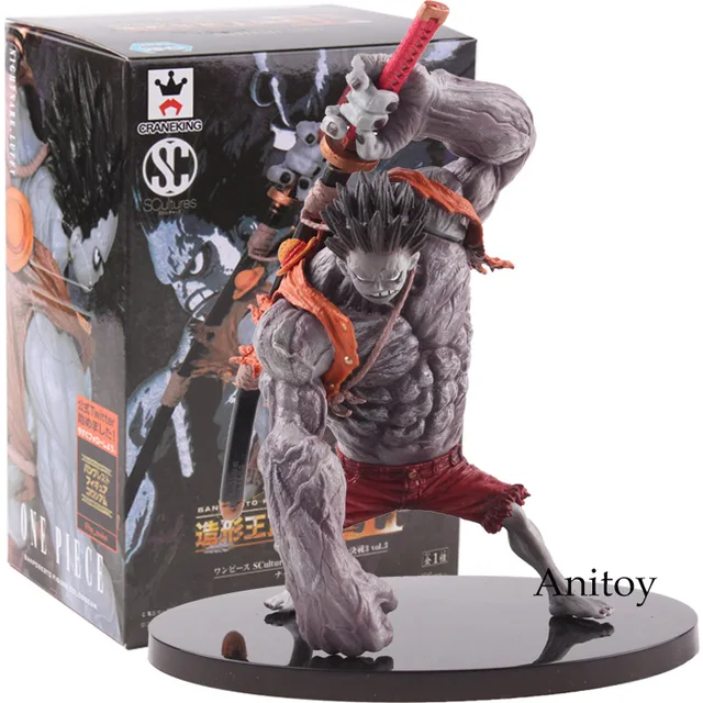 Cheap Anime One Piece Action Figure SCultures BIG Vol.3 Banpresto Figure Colosseum Nightmare Luffy Statue PVC Collectible Model Toy