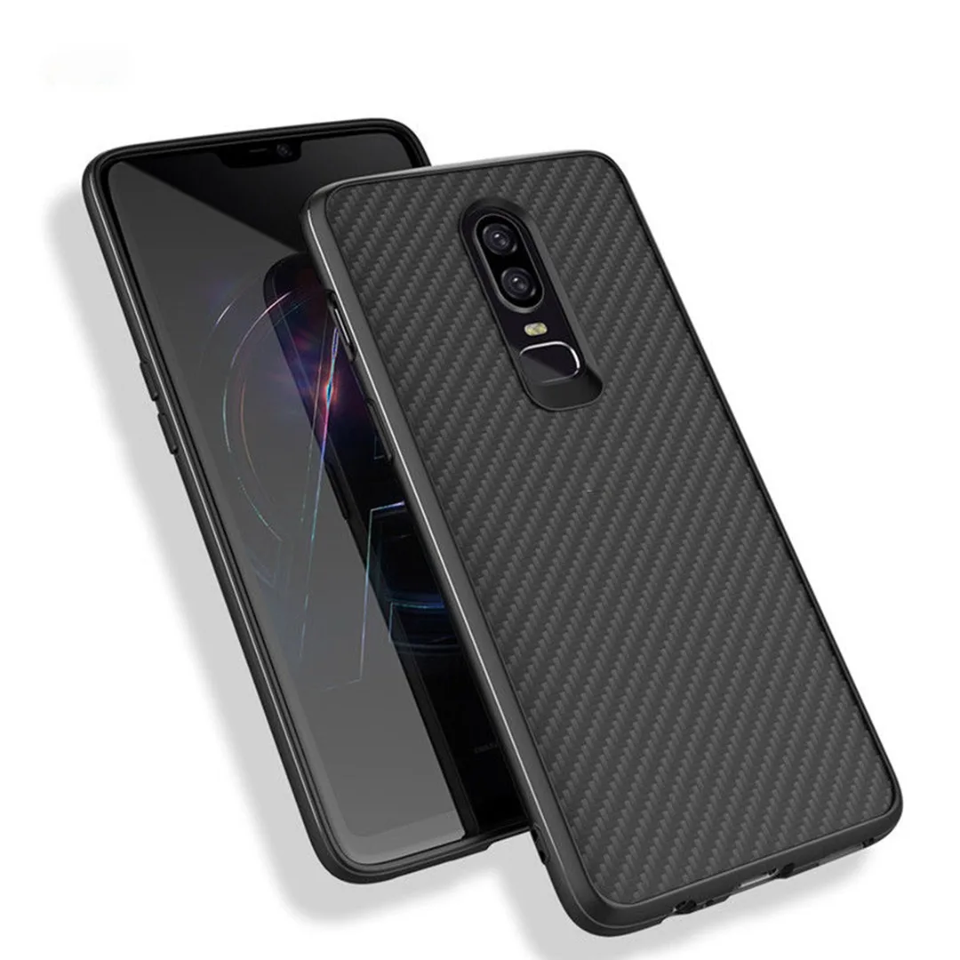 

Luxury Carbon Fiber pattern Phone Case For OnePlus 6 1+6 Soft TPU Nylon Pattern Slim Protective Case Cover For Oneplus 5 5T 1+5T