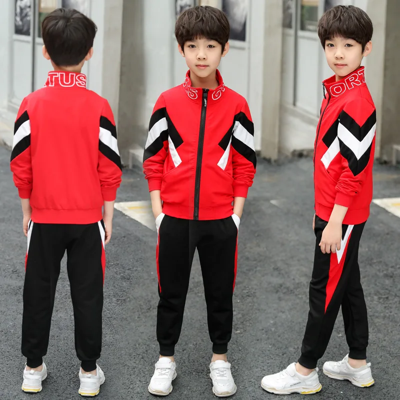 Children Clothing Sports Suit for Boys and Girls Hooded Outwears Long Sleeve Boys Clothing 3PC/Set Casual Tracksuit