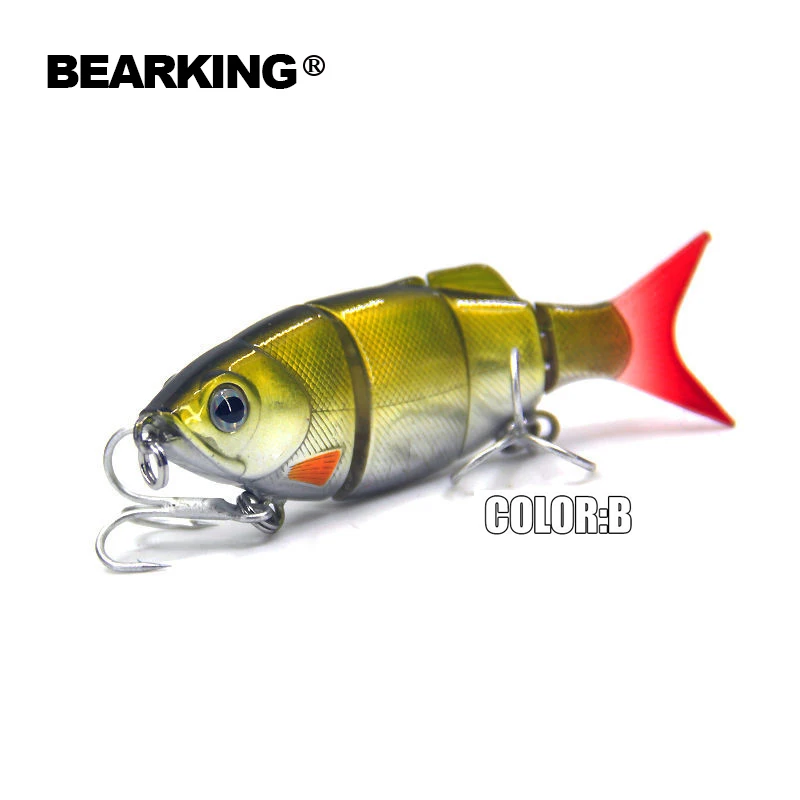 Bearking Hot  good fishing lures minnow,hard baits quality professional baits 11cm/27g,swimbait jointed bait