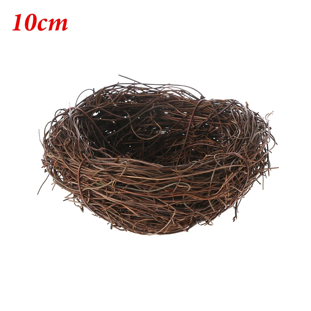 Title 5, 1PC New Fashion Cute Handmade Vine Brown Bird N...