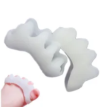 1 пара детский разделитель пальцев ног носилки силиконовый Гель для ухода за кожей ног протектор кость пальца ноги выпрямитель для ног корректор вальгусной деформации