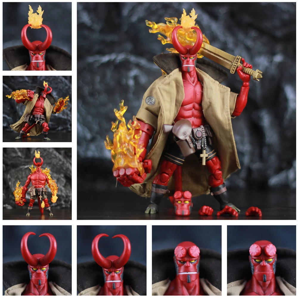 Hellboy Anung Un Rama 1/12 6 &quotфигурка фартук меч ружье ко 1000 игрушки Mignola большой ребенок