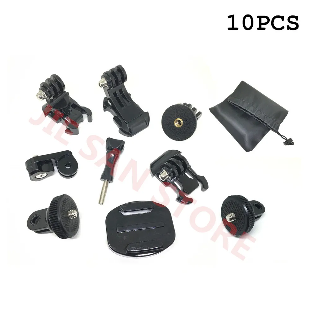 

TELESIN For Gopro Hero 6 Accessories Tripod Adapter Mount Kit, Quick Release J-hook Buckle,1/4 Screw Adapter For Gopro Hero 5 4