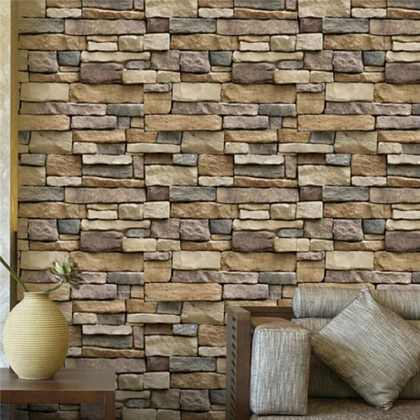 Buy 3D Brick 3D Wall Stickers Waterproof Self Adhesive